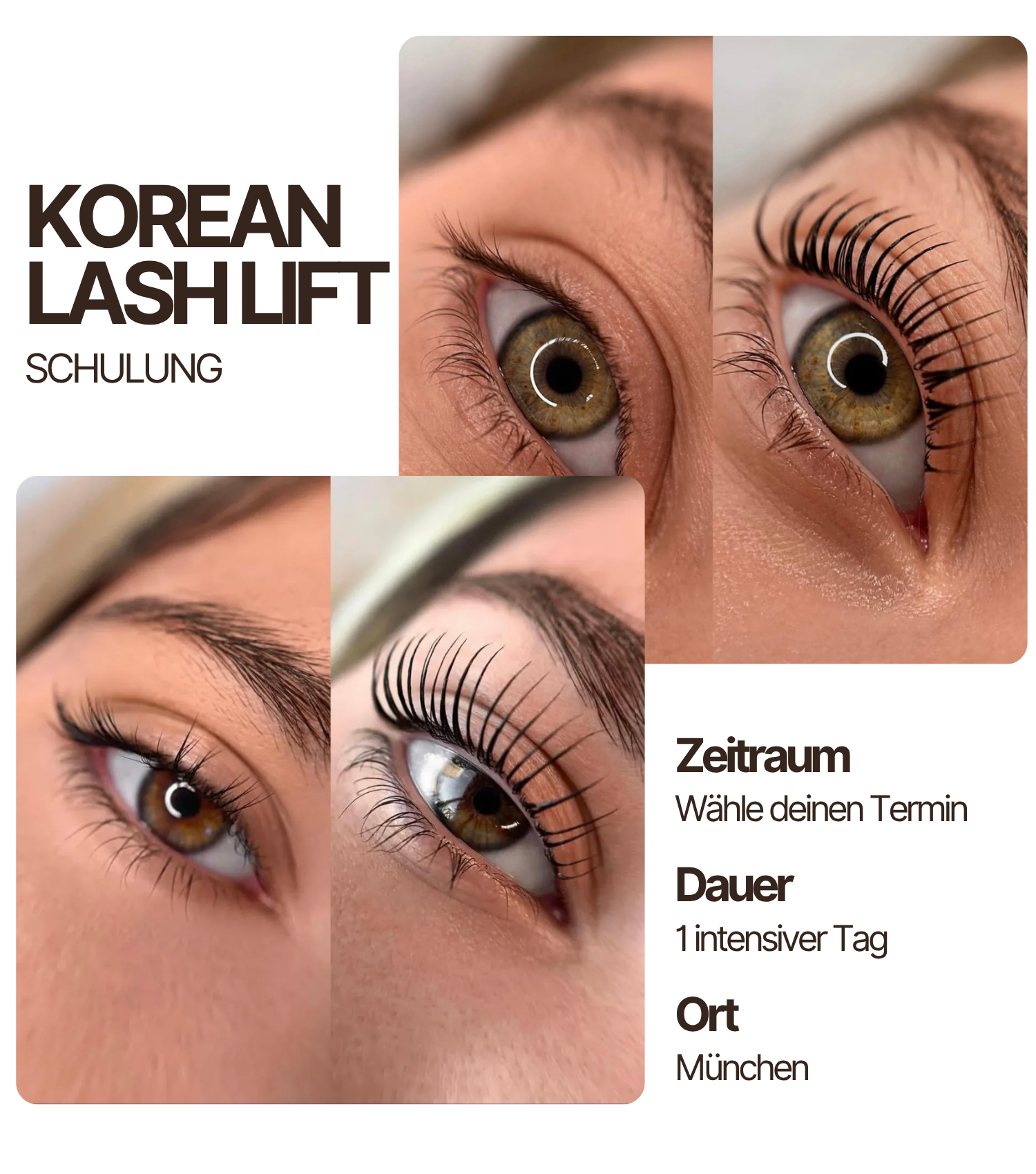 Korean Lash Lift Schulung in München