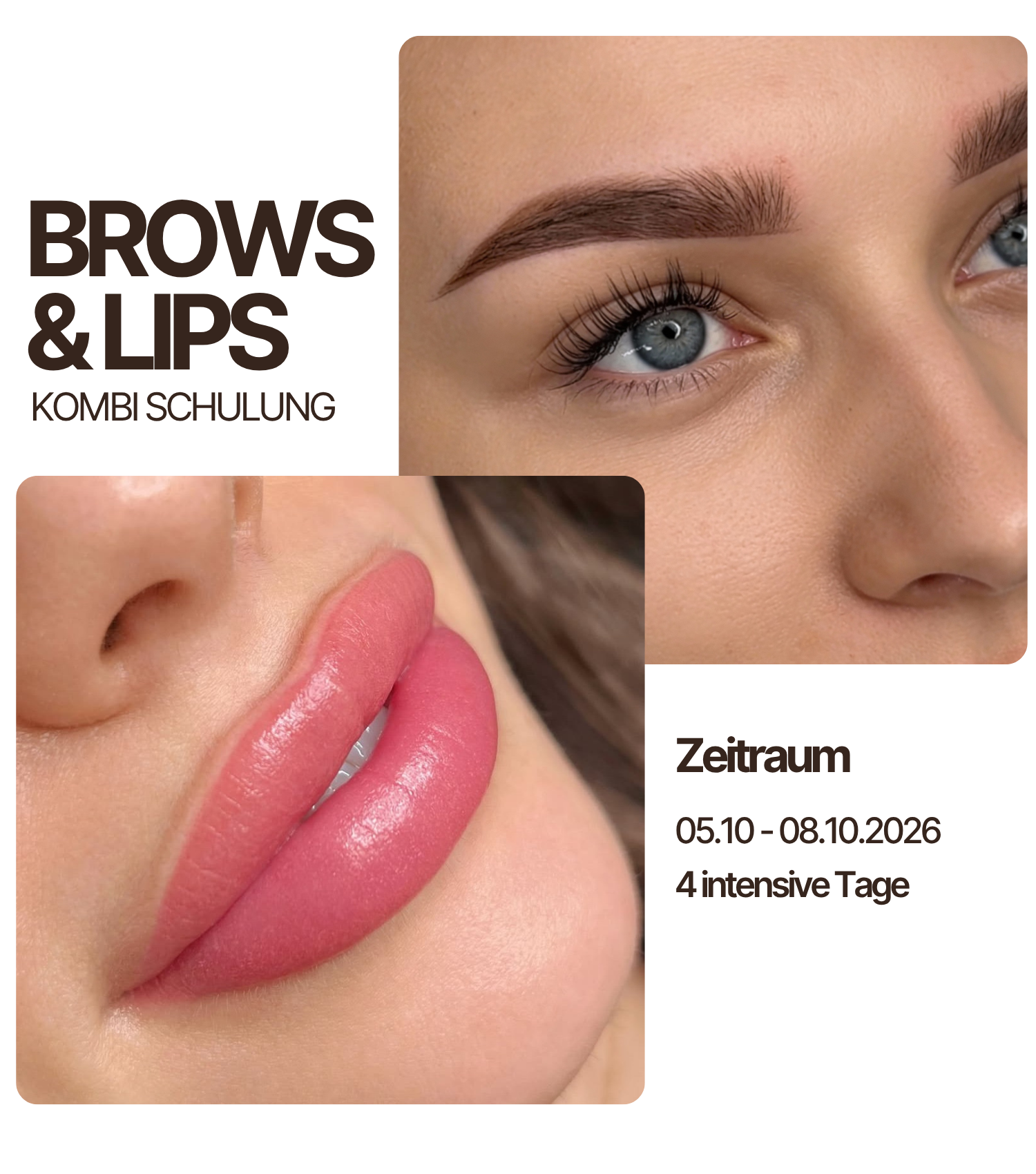 Lips & Brows Kombi - Permanent Make Up Ausbildung München